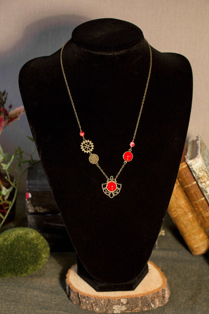 Collier Diva - Rouge