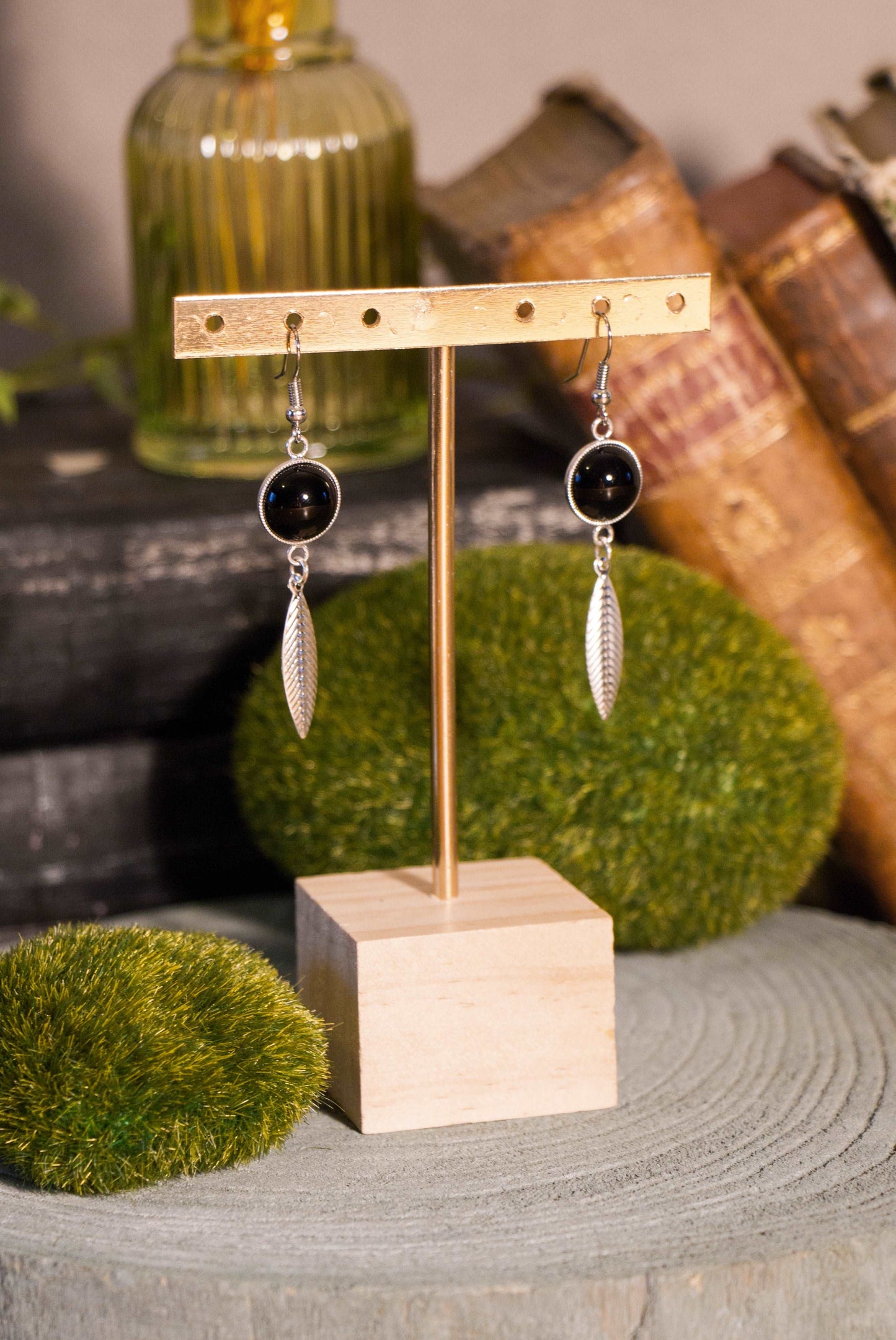 Boucles d'oreilles Noblessa - Onyx