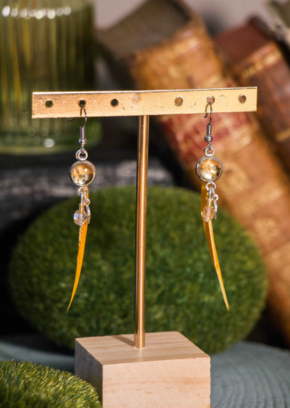 Boucles d'oreilles Noblessa Evolve - Citrine